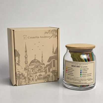 Huzur Kavanoz - 150 Ayet - 10 Renkli(Moduna Göre)