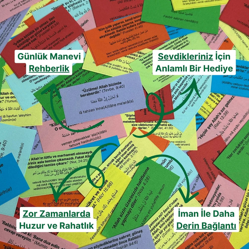 Huzur Kavanoz - 150 Ayet - 10 Renkli(Moduna Göre)