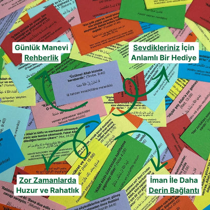 Huzur Kavanoz - 150 Ayet - 10 Renkli(Moduna Göre)